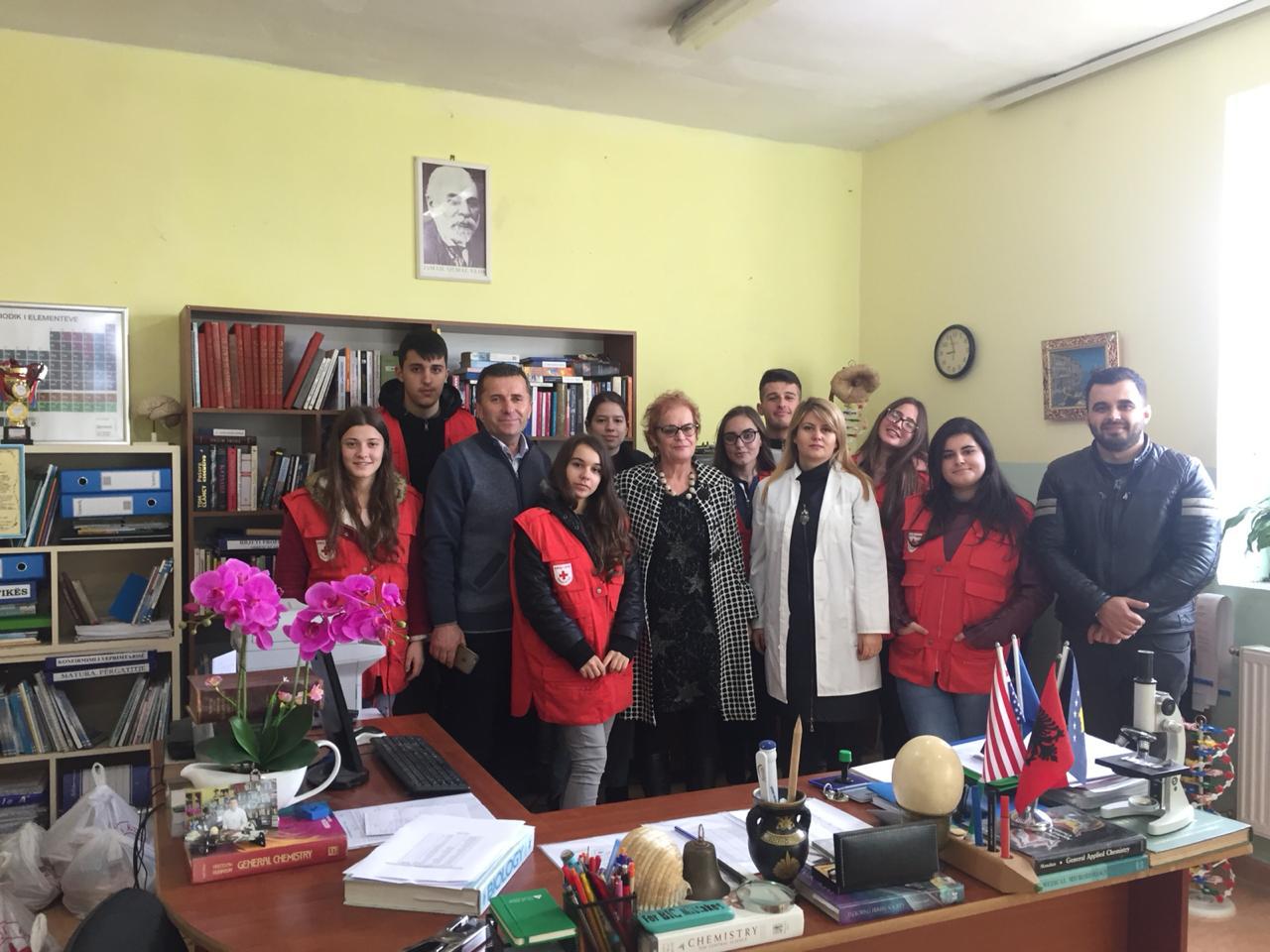 Një tjetër aktivitet bashkëpunimi midis nxënësve të shkollës Ibrahim Kodra dhe Kryqit të Kuq, Durrës